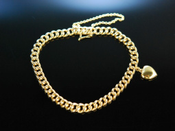 Heart Bracelet! Klassisches Panzer Armband mit Herz...