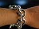 Big Bracelet! Schickes gro&szlig;es Gliederarmband Silber 925