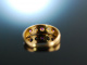 My Darling! Antiker Freundschafts Band Ring Rubine Diamanten Gold 750 England um 1910