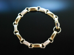 Sehr edel! Schweres Armband 26 Gramm Gold 585 Brillanten...