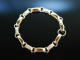 Sehr edel! Schweres Armband 26 Gramm Gold 585 Brillanten und Saphir