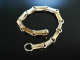 Sehr edel! Schweres Armband 26 Gramm Gold 585 Brillanten und Saphir