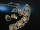 Rosenheim um 1950! Trachten Schmuck Set 4tlg Silber 835 Rhodochrosit