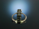 My love! Antiker Verlobungs Ring Gold 585 Diamanten Graz um 1910