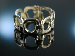 Stylish Boho Bracelet! Cooles breites Armband Silber 835 um 1965