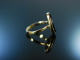 Familien Ring! Damen Wappen Siegel Ring Gold 333 Onyx ungraviert