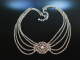Siebenbürgen um 1900! Schöne Trachten Kette Silber Granate Perle 5 reihig