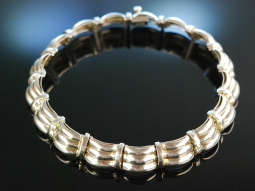 Stylish Sixties! Schwere schicke Statement Kette Silber...