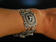 Zu Tracht und Jagd! Massives Armband Silber 925 Blachian Antikschmuck um 1950