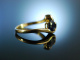 You and me! Beautiful engagement ring gold 375 sapphires England around 1990