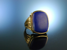 Klassiker um 1930! Familien Wappen Siegel Ring Gold 750...