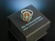To the dirndl! Traditional costume ring around 1950 silver 835 gold plated turquoise