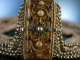 Gmund um 1860! Wundervolle Trachten Kropfkette 15 reihig Silber vergoldet