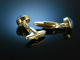 Very classy! Massive und edle Manschettenkn&ouml;pfe Gold 585 Kyanit Cabochons