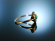 My Love! Historischer Freundschafts Verlobungs Ring Gold 585 T&uuml;rkis Diamanten England um 1880
