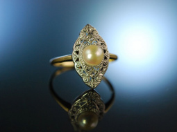 My Lovely! Verlobungs Engagement Ring um 1910 Gold 585...