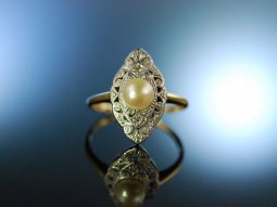 My Lovely! Verlobungs Engagement Ring um 1910 Gold 585...