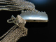 Beautiful to the costume! Traditional historical crop necklace silver 9row Freising around 1850