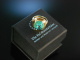 Around 1955! Beautiful Vintage Turquoise Ring Gold 585