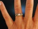 My love! Freundschafts Verlobungs Ring um 1930 Gold 585 Diamanten Zuchtperle