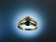 For ever! Antiker Verlobungs Engagement Ring Diamant ca 0,2 ct um 1900 Gold 585
