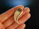 Antique Tiger Claw! Anh&auml;nger Tiger Kralle Gold 9 ct England um 1900