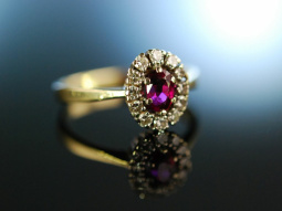 My Love! Verlobungs Engagement Ring Gold 585 Rubin...