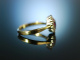 My Love! Verlobungs Engagement Ring Gold 585 Rubin Diamanten um 1960