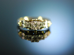 My Diamond! Edler Verlobungs Ring um 1950 Gold 585 Diamanten ca. 0,25 ct