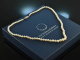 Around 1960! Classic Akoja cultured pearl necklace in gradient clasp gold 585