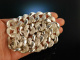 Um 1965! Schicke Sixties Statement Kette Silber 925