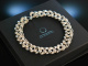 Um 1965! Schicke Sixties Statement Kette Silber 925