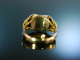 Zu Jagd und Tracht! Grandl Ring Gold 585 M&uuml;nchen um 1980