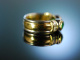Massiv und edel! Feinster Smaragd Diamant Ring Wempe signiert Gold 750