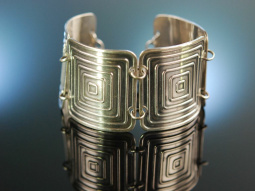 Vintage Boho Style! Schickes Armband um 1960 Silber 800