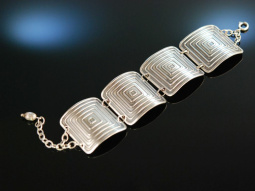 Vintage Boho Style! Schickes Armband um 1960 Silber 800