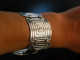 Vintage Boho Style! Schickes Armband um 1960 Silber 800