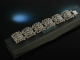To hunting and traditional costume! Bracelet Jumping Stag Silver 800 around 1950