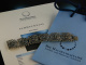 To hunting and traditional costume! Bracelet Jumping Stag Silver 800 around 1950