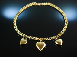 Heart Necklace! Schweres Panzer Collier mit Herz...