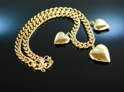 Heart Necklace! Schweres Panzer Collier mit Herz...