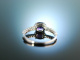 Deep Violet! Freundschafts Verlobungs Engagement Ring Gold 750 Amethyst Brillanten