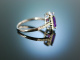 Lovely as you! Freundschafts Verlobungs Ring Wei&szlig; Gold 750 Amethyst Brillanten