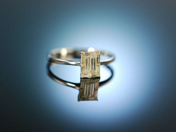Say yes! Verlobungs Engagement Ring Wei&szlig; Gold 750