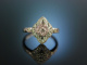 Be my Diamond! Verlobungs Brillant Ring Weiß Gold 750 Edwardian Style