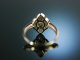 Be my Diamond! Verlobungs Brillant Ring Wei&szlig; Gold 750 Edwardian Style