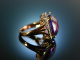 So twinkling! Traum Ring Ros&eacute; Gold 750 Amethyst Brillanten