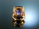 So twinkling! Traum Ring Ros&eacute; Gold 750 Amethyst Brillanten