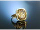 Goldfinger! Vintage Ring Citrin Gold 585