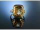 Goldfinger! Vintage Ring Citrin Gold 585